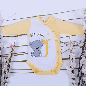 Slika Ready Baby Body benkica Buca Žuto - It's a Baby vel 50