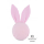 Tješilica/zvečka Mini Bunny pink MimiNu 