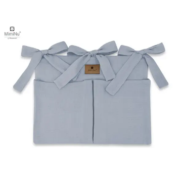 Slika Džep sa mašnom muslin plavi - MimiNu