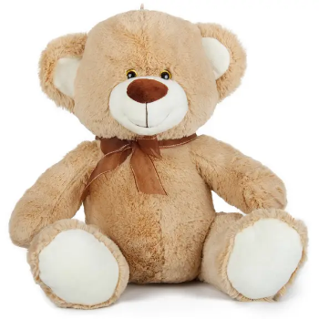 Slika Plišana igračka Medvjedić s mašnom Smeđi 45cm - Amek