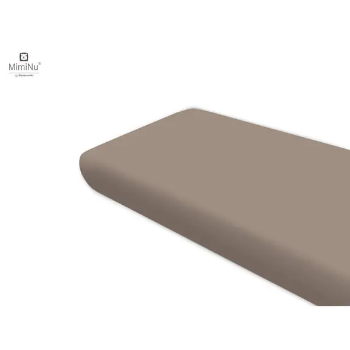 Slika Pamučna šifon plahta s elastičnom trakom 120x60 cm - Mokka - MimiNu