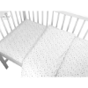 Slika Posteljina set 5 elem. Stars bijela (za krevetić 120x60 cm) - MimiNu