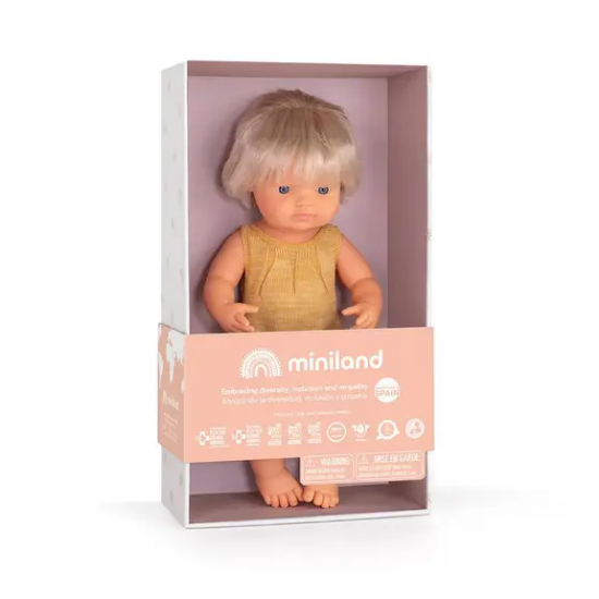 Slika Lutka Hearing implant 38cm Colourful Miniland 