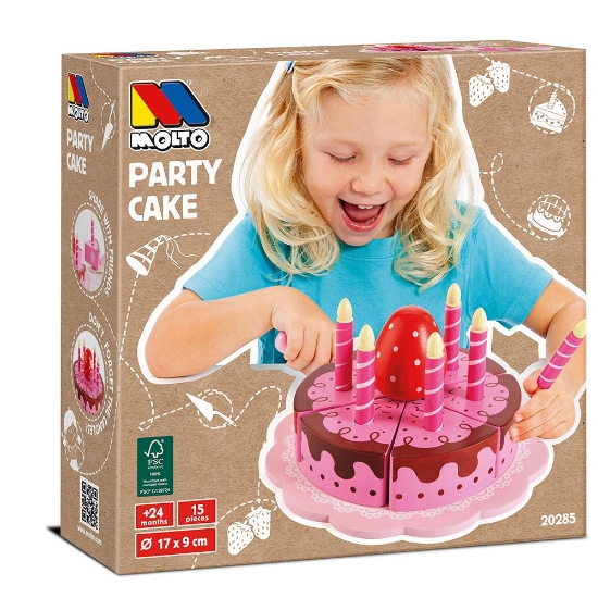 Slika Drvena rođendanska torta Molto