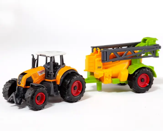 Slika Traktor s prikolicom - Orange - Molto