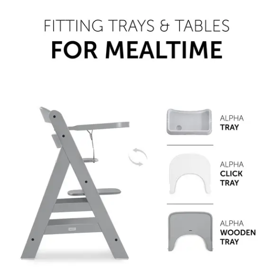 Slika Hranilica Alpha + siva - Hauck