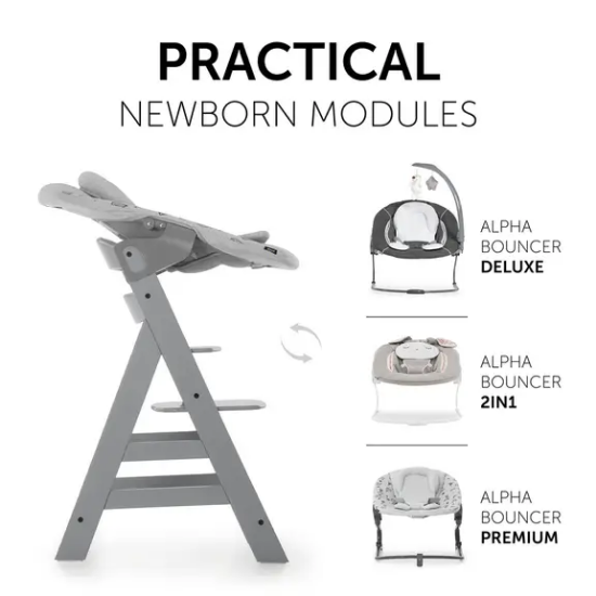 Slika Hranilica Alpha + siva - Hauck