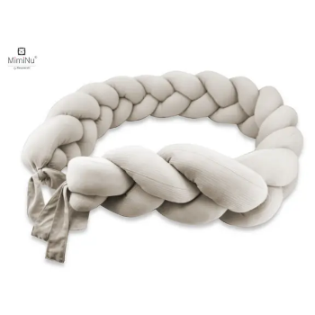 Slika Ogradica/pletenica Interlock pletenina Bež MimiNu 