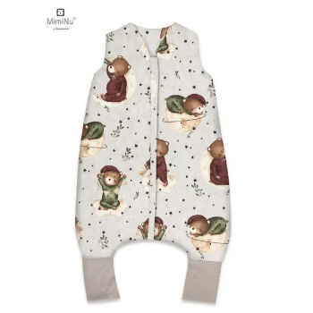 Slika Ljetna vreća za spavanje s nogavicama – S (1 – 2,5 godine) Medo na oblaku - MimiNu