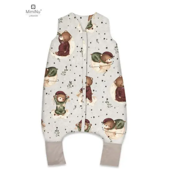 Slika Ljetna vreća za spavanje s nogavicama – S (1 – 2,5 godine) Medo na oblaku - MimiNu