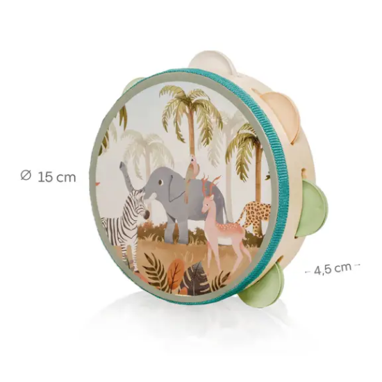 Slika Dječji drveni tamburin Zopa 