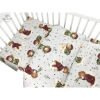 Slika Posteljina za bebe set 5 elem. Medo na oblaku (za krevetić 120x60 cm) - MimiNu