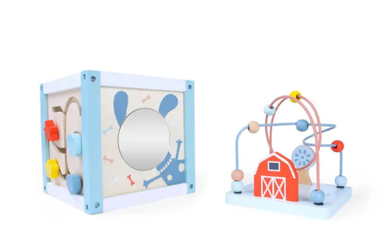 Slika Drvena kocka aktivnosti Zopa 