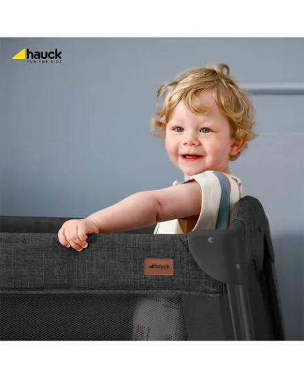 Slika Putni krevetić Play N Relax Center Melange Black - Hauck