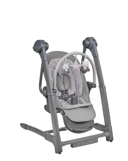 Slika Ležaljka i hranilica Prima 3u1 Grey 2024 - Kikka Boo