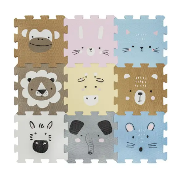 Slika Zopa puzzle podloga od pjene 30 × 30 cm (9 kom) Animals