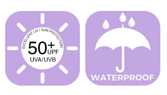 Slika Suncobran za kolica Grey Melange - Dooky