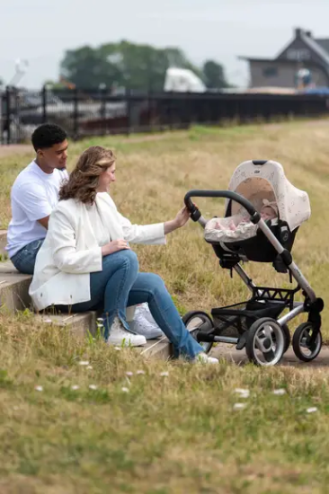 Slika Navlaka za sjedalo 0+ Romantic Leaves Beige - Dooky