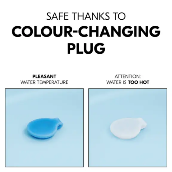 Slika Sklopiva kadica Wash N Fold M Light Blue - Hauck