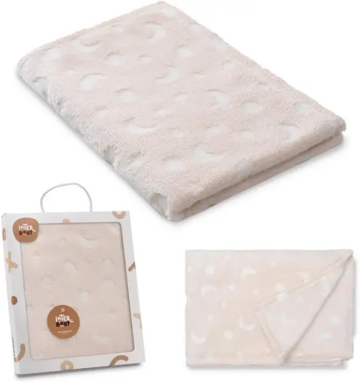 Slika Dekica zvijezde 80x110 bež InterBaby 