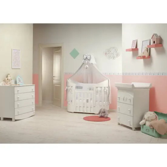 Slika Krevetić Amormio White + madrac - Foppapedretti