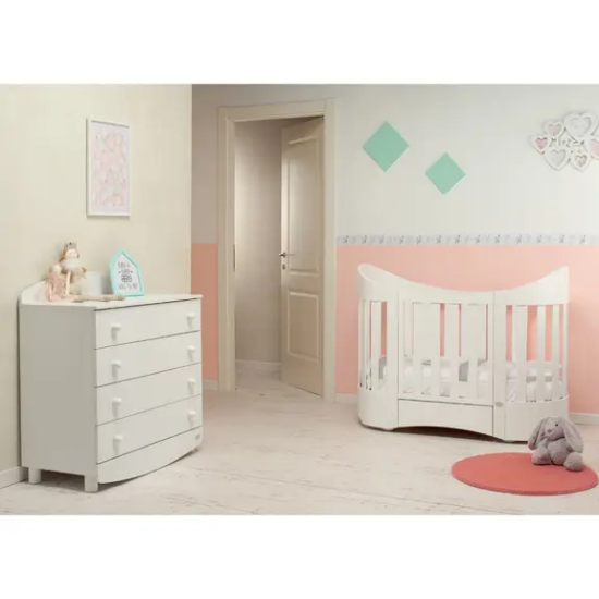 Slika Krevetić Amormio White + madrac - Foppapedretti