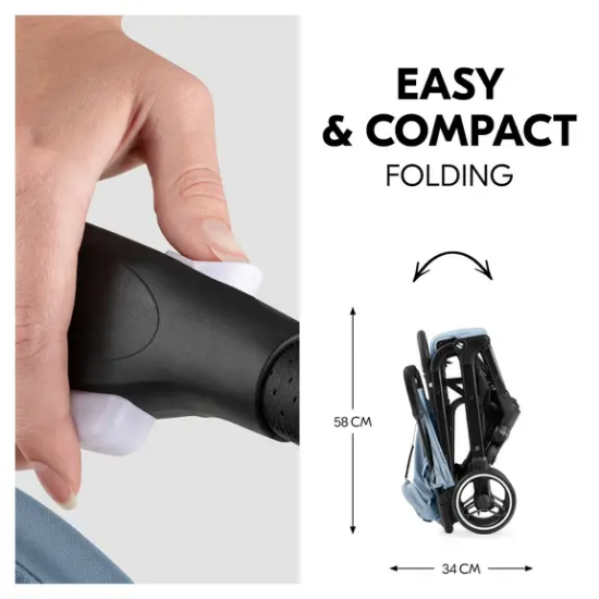 Slika Kolica Travel N Care Plus Dusty Blue - Hauck