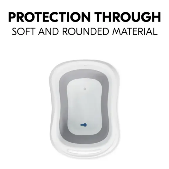 Slika Sklopiva kadica Wash N Fold L White/Stone - Hauck