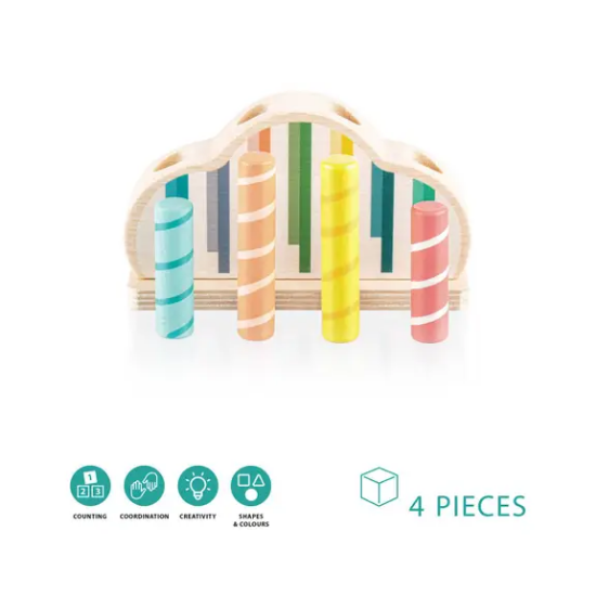 Slika Drvena igračka pop-up Classic Zopa 