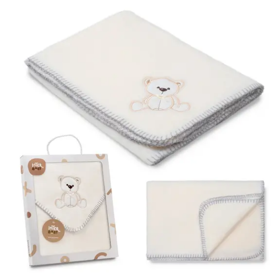 Slika Dekica 80x90cm Medvjedić bež InterBaby 