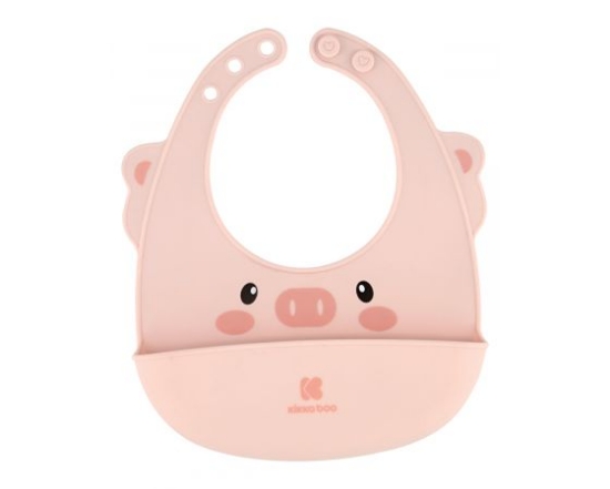 Slika Silikonski Podbradak Pink - Kikka Boo