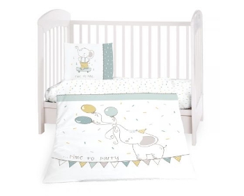 Slika Posteljina 3 elem. Elephant Time - Kikka Boo