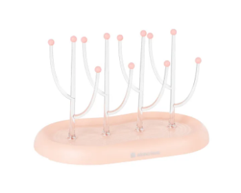 Slika Sušilo za bočice Marble Bež / Roza - Kikka Boo