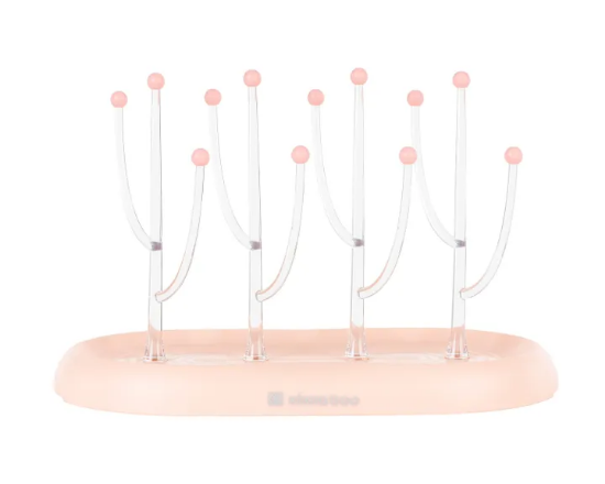 Slika Sušilo za bočice Marble Bež / Roza - Kikka Boo