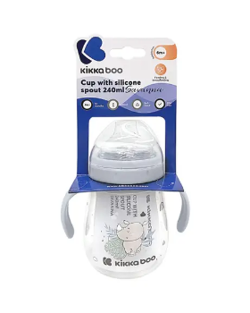 Slika Bočica sa silikonskim usnikom 240ml Savanna Blue - Kikka Boo