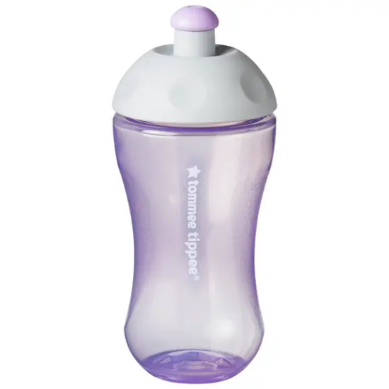 Slika TOMMEE TIPPEE ESSENTIAL SPORTS BOCA SA SPORTSKIM USNIKOM 300ML PURPLE