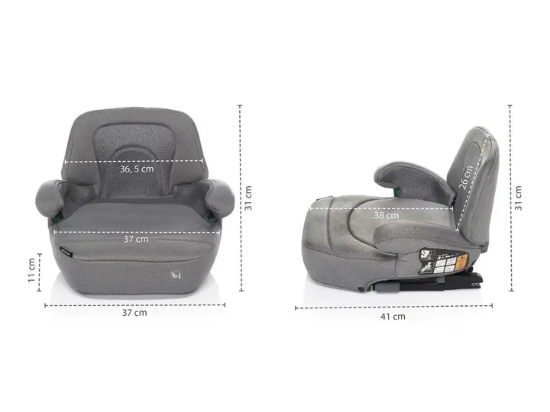 Slika Autosjedalica iBooster i-size, Boss Grey Zopa 