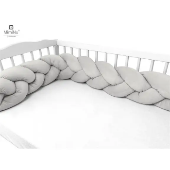 Slika Ogradica/Pletenica Velvet Grey 220 cm - MimiNu