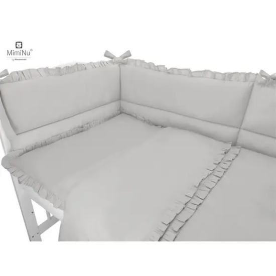 Slika Posteljina set 5 elem. Royal Siva - MimiNu