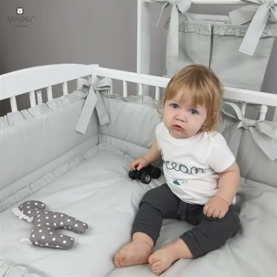 Slika Posteljina set 2 elem. Royal Grey - MimiNu