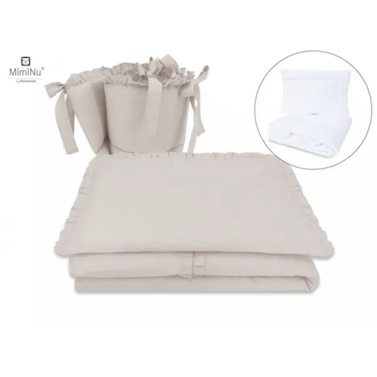 Slika Posteljina za krevetić 5 elem. Royal Beige - MimiNu