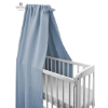 Slika Baldahin za dječji krevetić, kolijevku 45x200 cm Plavo - MimiNu