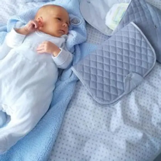 Slika Set od 3 torbice za bebinu torbu Pamuk Sive - MimiNu