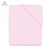 Slika Pamučna plahta s elastičnom trakom 120x60 cm - Baby Pink - MimiNu