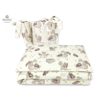 Slika Posteljina set 3 elem. Beba Zmaj (za krevetić 120x60 cm) - MimiNu