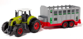 Slika Traktor s prikolicom - Zelena/Siva - Molto