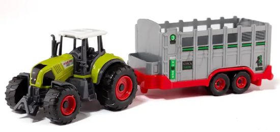 Slika Traktor s prikolicom - Zelena/Siva - Molto