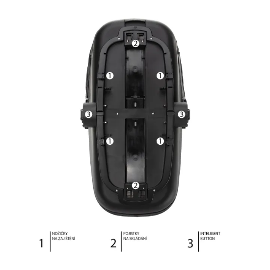 Slika Kolica Quest 3u1 Vulcan black / silver Zopa 