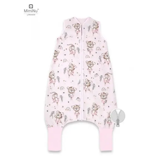 Slika Vreća za spavanje s nogavicama Mala Balerina Pink "M" (2 do 6 god.) - MimiNu