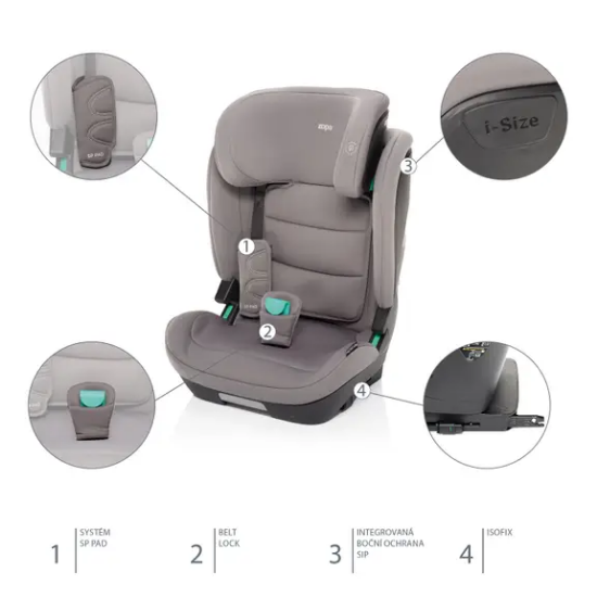 Slika Autosjedalica Matrix i-Size, Night Black Zopa 